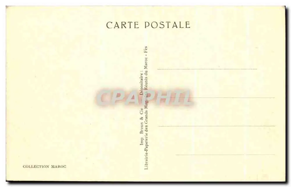 Fès — Vista geral da Médina (lado Oeste) — M 85 - Verso