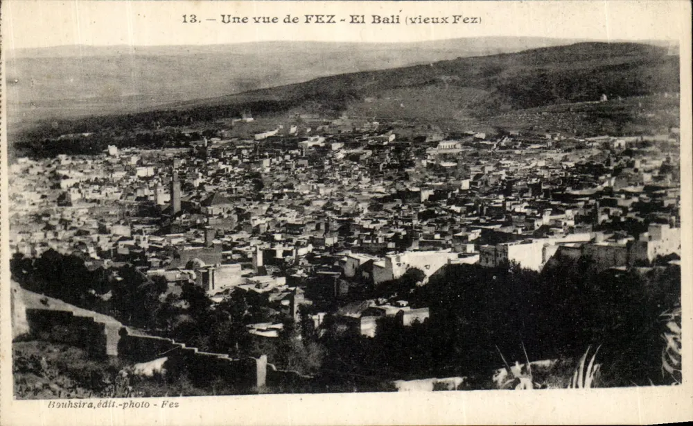 Ansicht von FÉZ - El Bali (altes Fez) — Rouhsira, Verlag-Fotograf - Fez - Vorderseite