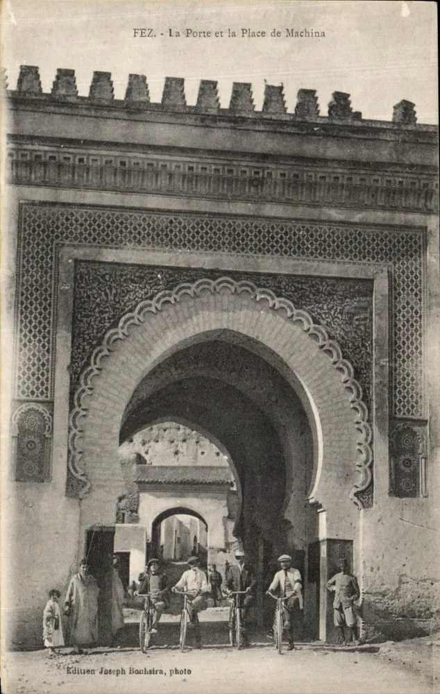 Fès - La Porte et la Place de Machina — Édition Joseph Bouhstra, photo - Vorderseite