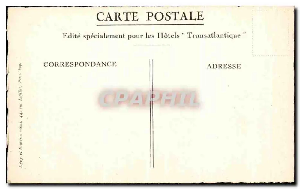 Casablanca — Het paleis van de sultan — LL - Achterkant