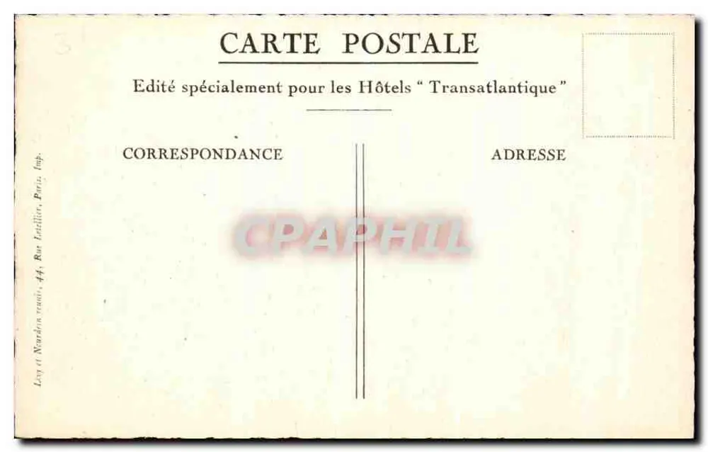 Casablanca — La Place de France — LL - Rückseite
