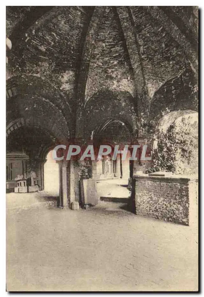 Cour interior da Abadia de Saint-Bavon — Gand — Edição Nels - Frente