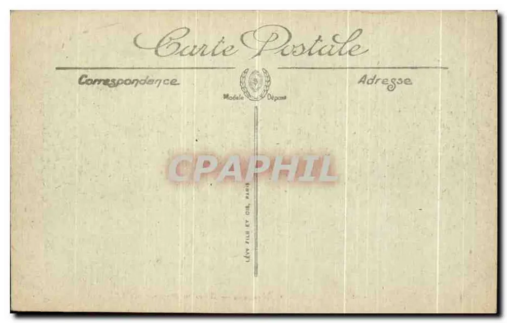 Altes Biskra — Eine Straße in der Oase Bab-Darb — Palémon Datliers — LL. - Rückseite