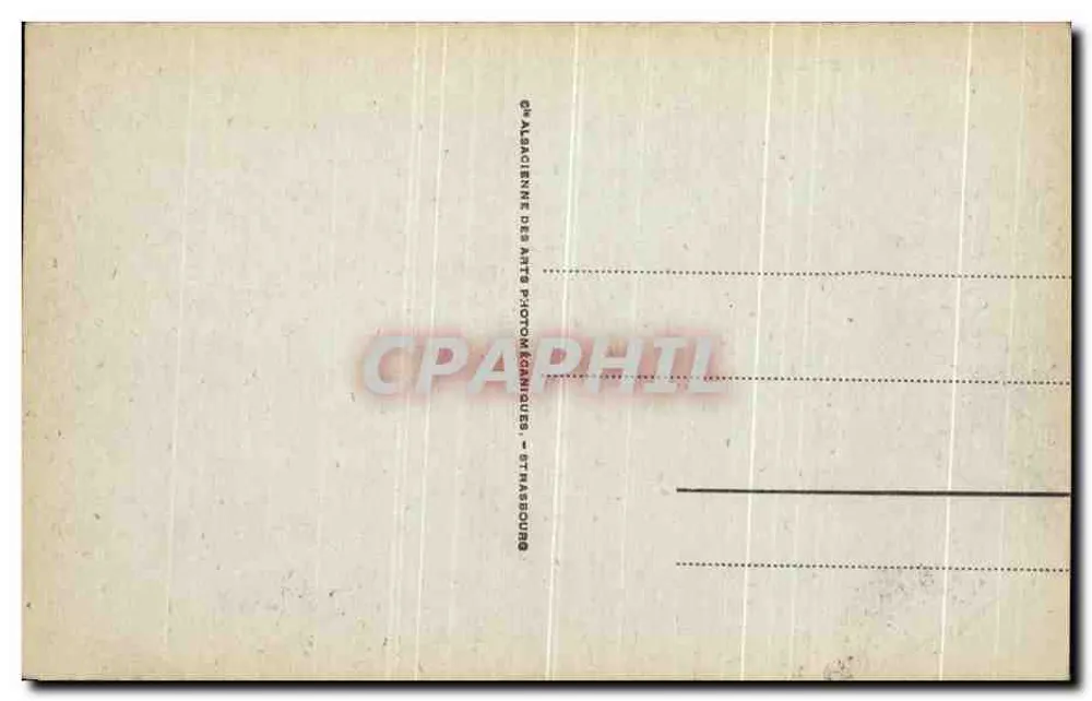 Biskra - Route der Ziban und Palmeraie — Verlag CP-ALSACIENNE DES ARTS PHOTOGRAPHIQUES, Straßburg - Rückseite