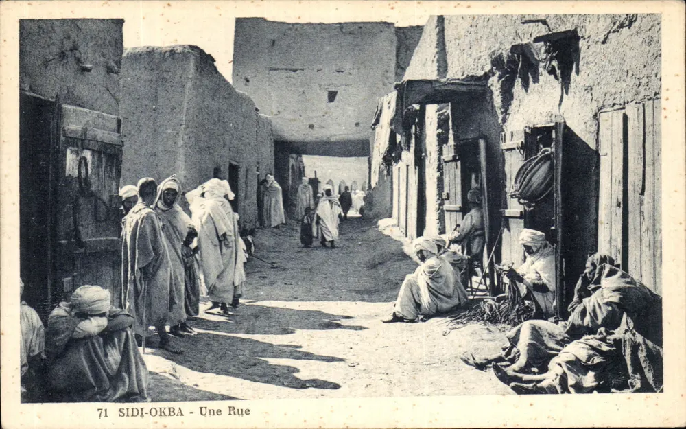 Sidi-Oukba — Ulica — Wyd. Foto Lamrani Biskra - Awers