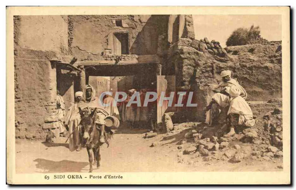 Sidi Okba - Ingangspoort — serie 69 — foto van Jean Richardet - Voorkant