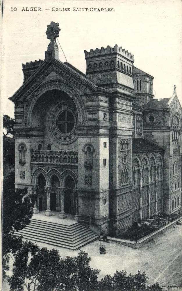 Argel — Igreja de São Carlos — Editor A. Mignon, n°53 - Frente