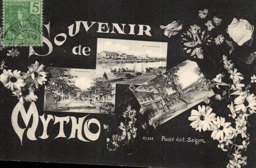 Ansicht von Saigon — Erinnerung an Französisch-Indochina — Mytho, n°322, Planté Verlag Saigon - Vorderseite