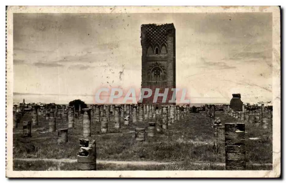 Rabat (Marokko) — Die Hassan-Turm und Ruinen der alten Moschee — Éditions Photosys, n°139 - Vorderseite