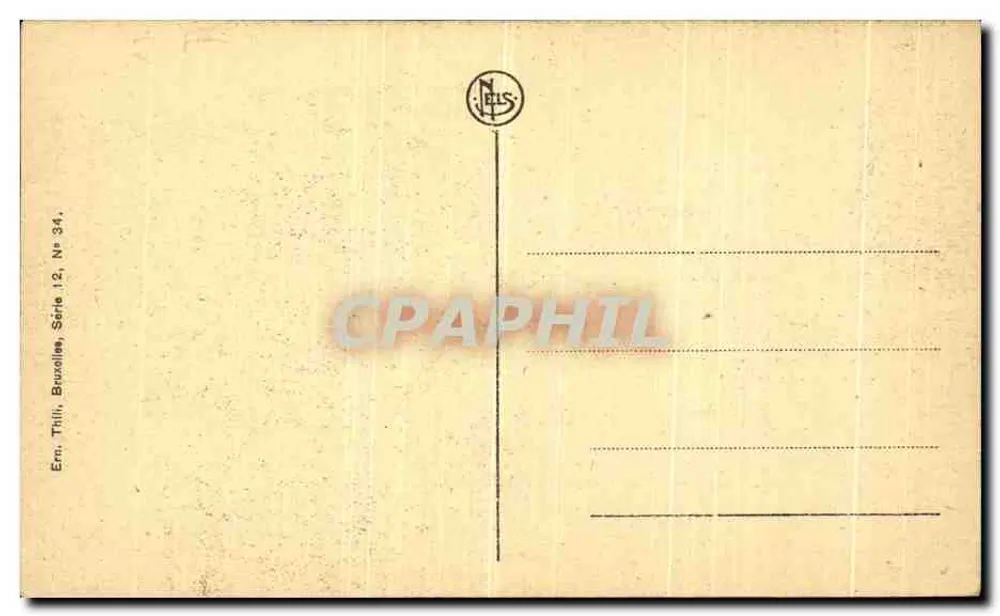 Brügge — Neue Post und Denkmal Breydel und de Coninck - Rückseite