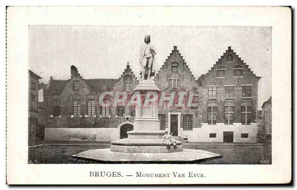 Bruges — Monumento de Van Eyck — VSD - Frente