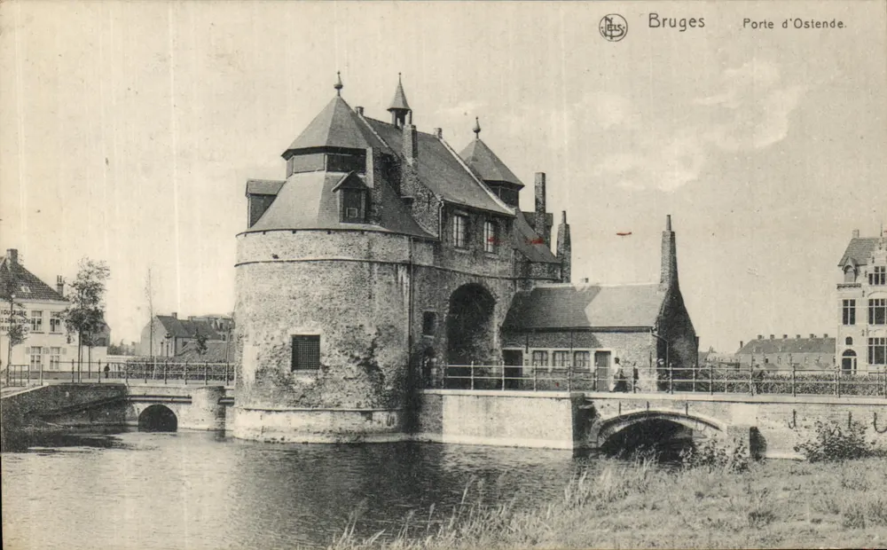 Porta de Ostende — Bruges — editor NPS, n°39 - Frente