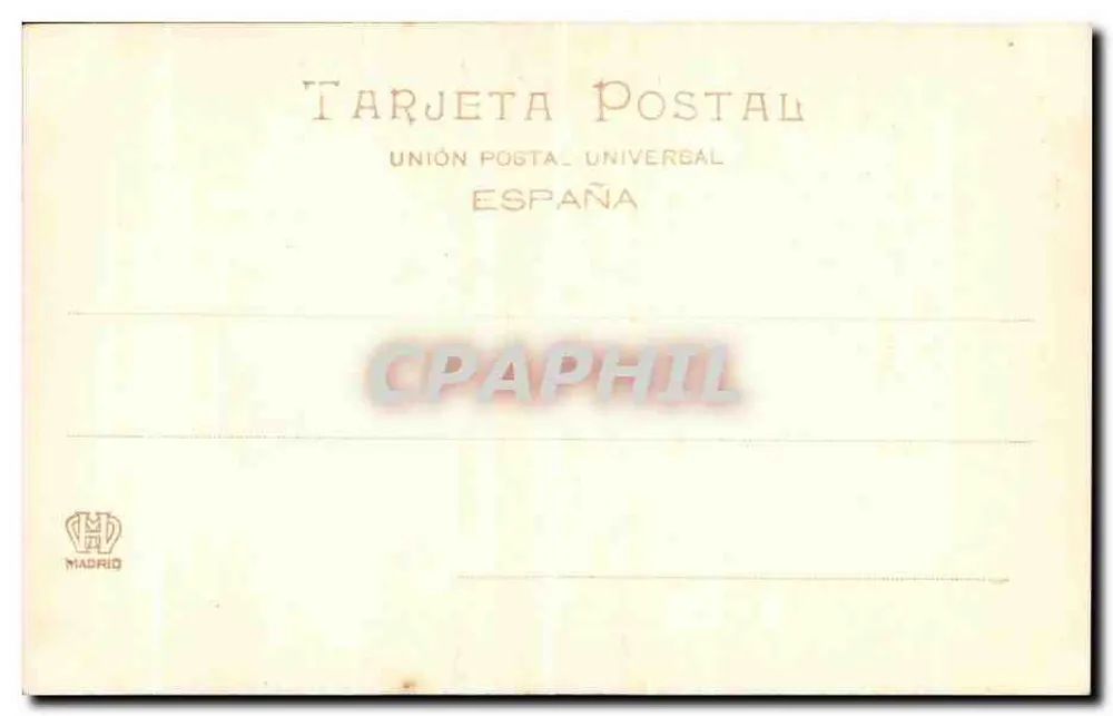 La Granja - Fonte de Netuno — Hauser y Menut, n° 797 - Verso