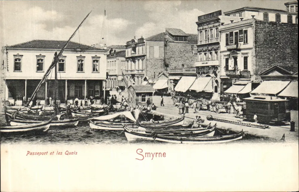 Passierschein und die Kai — Smyrna - Vorderseite