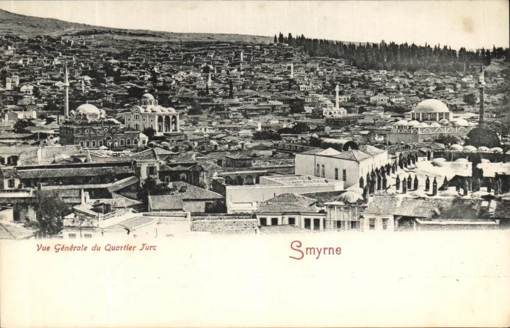 Allgemeiner Blick auf das türkische Viertel — Smyrna — Verlag nicht sichtbar - Vorderseite