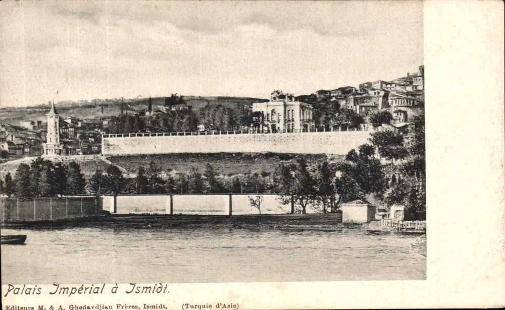 Imperialpalast in Ismid — Kleinasien — Verleger M. & A. Ghedavdjan Brüder, Ismid - Vorderseite