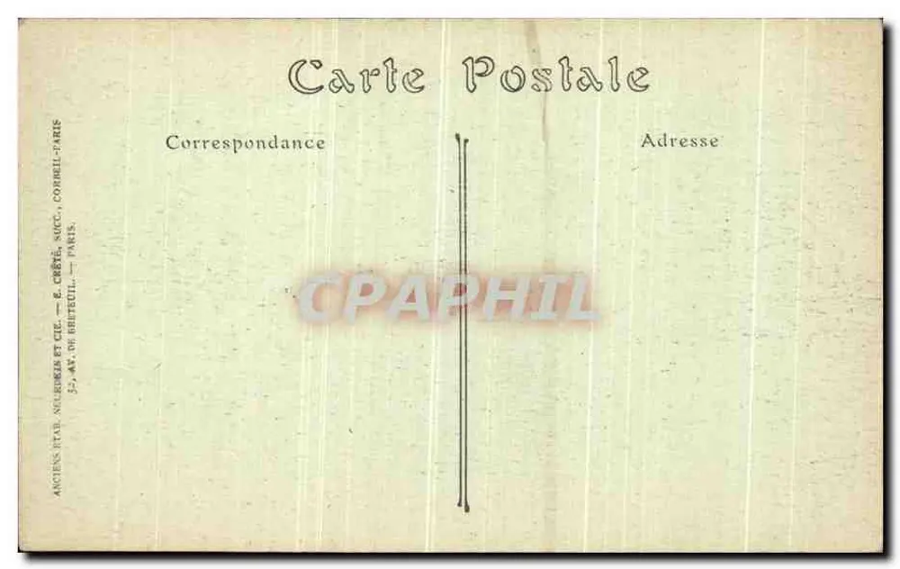 Constantine — Palast von Hudj Ahmed, Ministerhof — Ancien-Réal, Nélerker et Cie, Paris - Rückseite