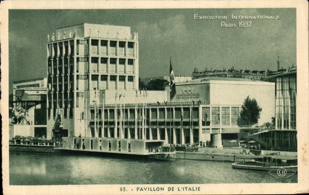 Pavillon de l'Italie — Internationale Ausstellung Paris 1937 — H. CHIPAULT, Boulogne-sur-Seine - Vorderseite