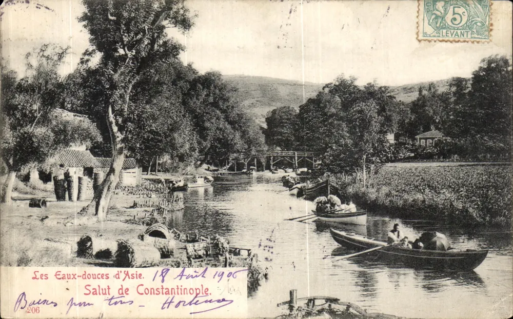 Die Süßwasser der Asien — Konstantinopel — Verlag nicht sichtbar, Nr. 206 - Vorderseite