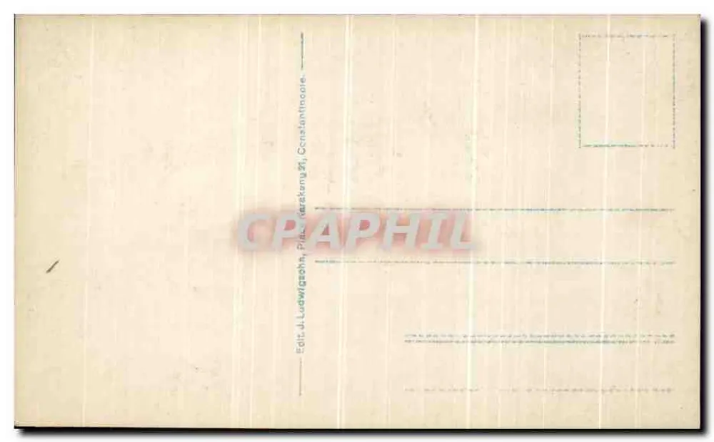 Konstantinopel — Eingang zur Schwarzen See — Edit. J. Ludwigszohn, n°23 - Rückseite