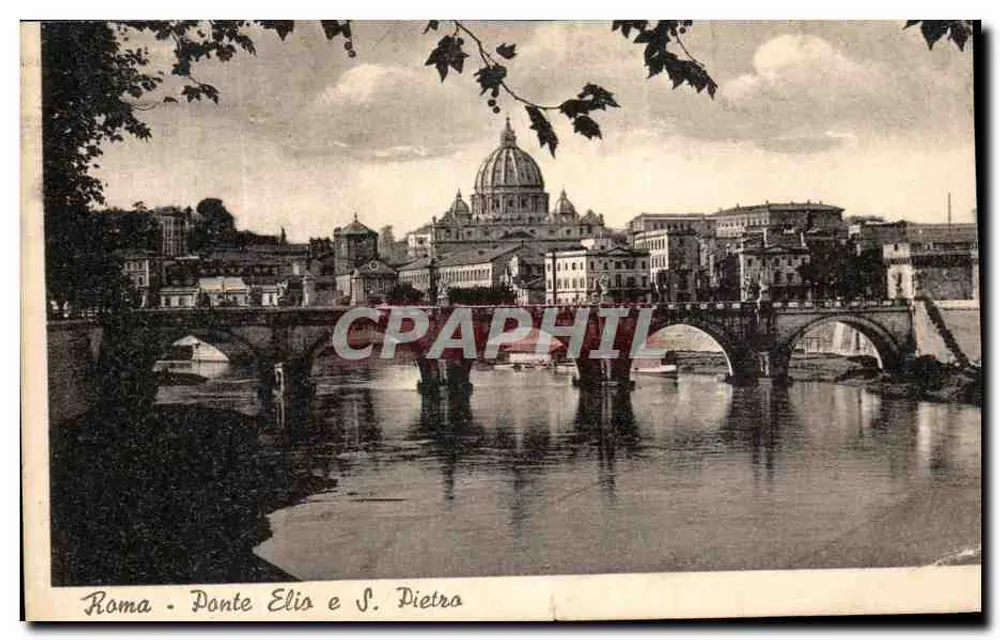 Roma - Ponte Elis e S. Pietro — editor ALTEROCCA-TERNI, n° 38781 - Frente