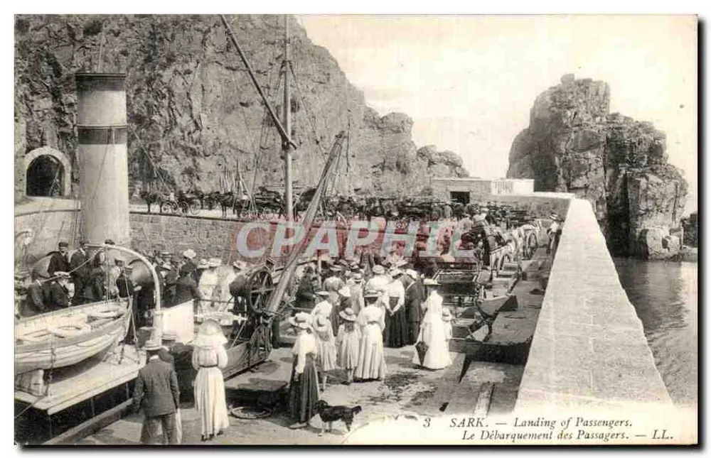 Sark — Passagierentladung — LL. n°3 - Vorderseite