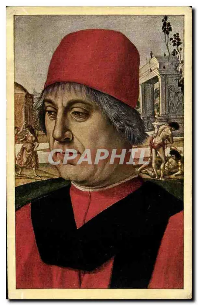 Luca Signorelli — Retrato de um homem idoso — Verlag Julius Bard Berlin, n° 1115 - Frente
