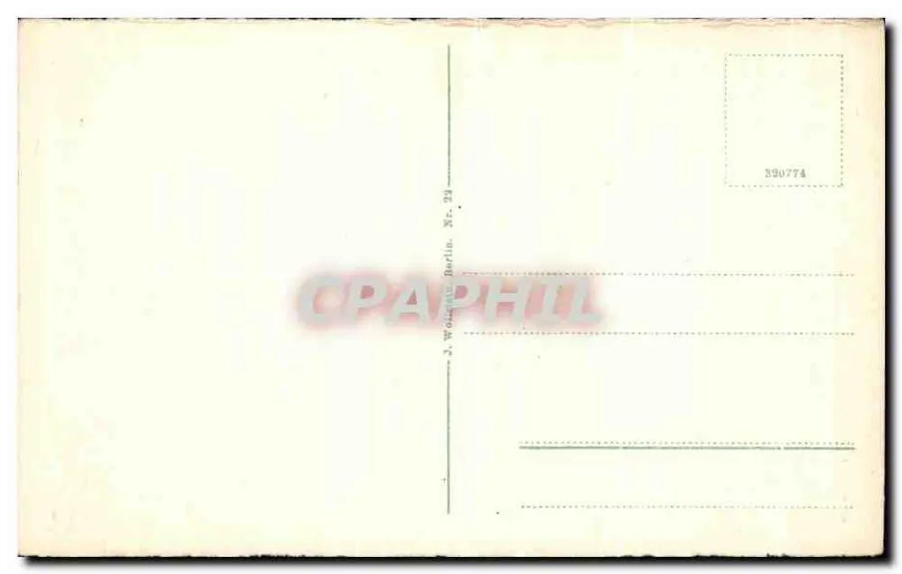Sanssouci, Oude tempel, Rustplaats van de keizerin — J. Wohltat Berlijn, Nr. 99 - Achterkant
