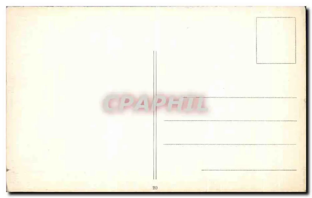 Saarbrücken — Regierungsgebäude — editor desconocido, n° de serie 20 - Reverso