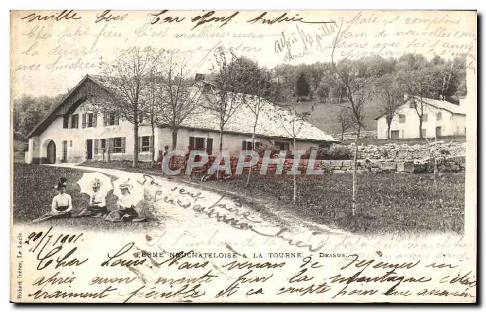 Neuchâtel-Farm in La Tourne — Robert Frères, La Londe - Vorderseite