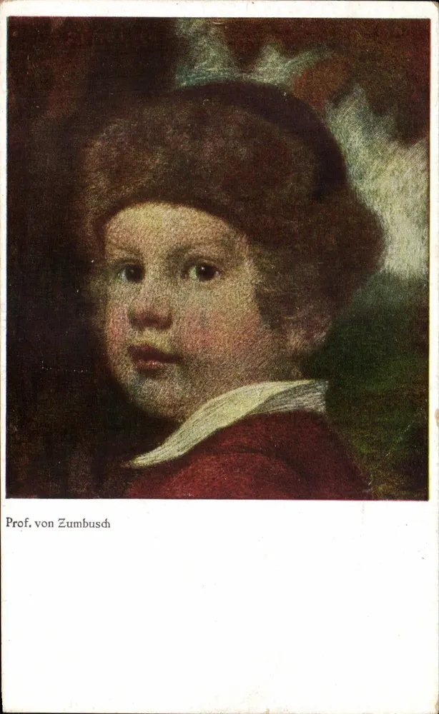 Portret van een kind — Prof. von Zumbusch — Merk Grönsiegel, n°279 - Voorkant