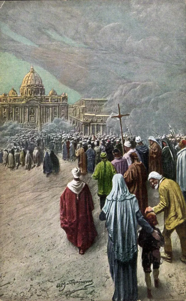 Pilgerreise zu Saint Peter — Rom — unbekannter Verlag, Nr. 16 - Vorderseite