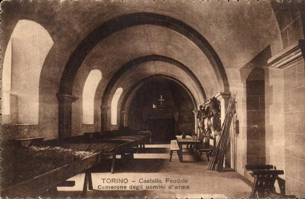 Torino - Castelo Feudal - Camerone dos Homens de Armas - Frente