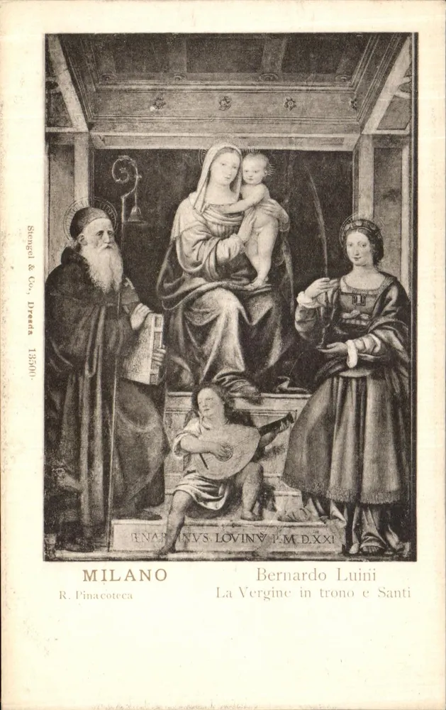 Mailand — R. Pinacoteca — Stengel & Co., Dreanda 13500 - Vorderseite