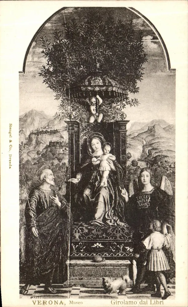 Verona, Museu — Girolamo dai Libri — Stengel & Co. Dresda - Frente