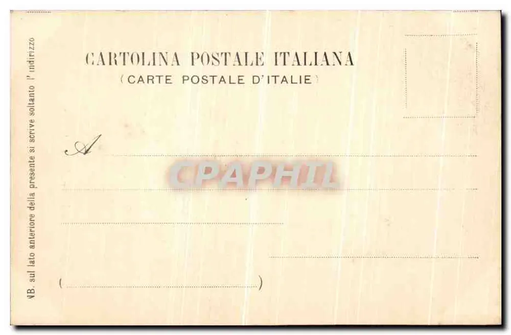 La Velata — Raffaello Sanzio — Francesco Pinièder Edit. Firenze, n° 1074 - Rückseite