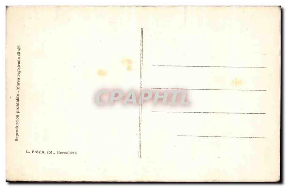 Gérone — Vue panoramique de la Dehesa — L. Holsín, lot., Barcelone, n° 33 - Rückseite