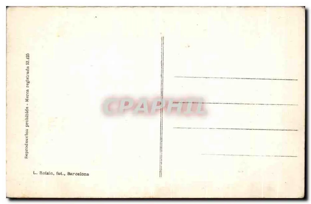 Gerona - Ponte Isabel II sul fiume Oñar — L. Roisín, fot., Barcellona, n° 24 - Verso