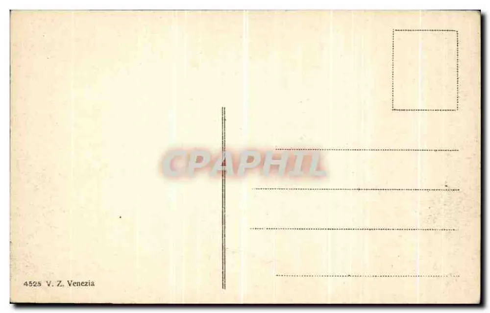 Venedig — Insel S. Giorgio Maggiore mit der Kirche — Verleger V. Z. Venedig, Nr. 4525 - Rückseite