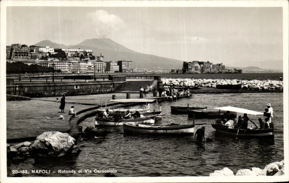 NAPOLI – Rotonda di Via Carocciolo — F. Bruttner & G. Zamo - Vorderseite