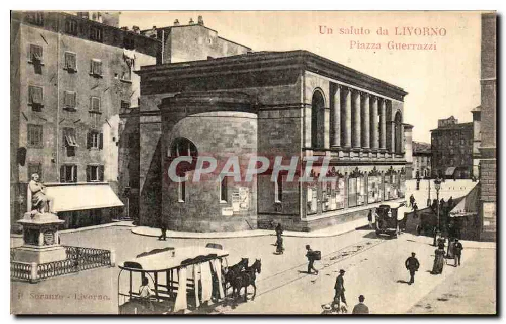 Livorno — Piazza Guerrazzi — P. Soranzo - Vorderseite