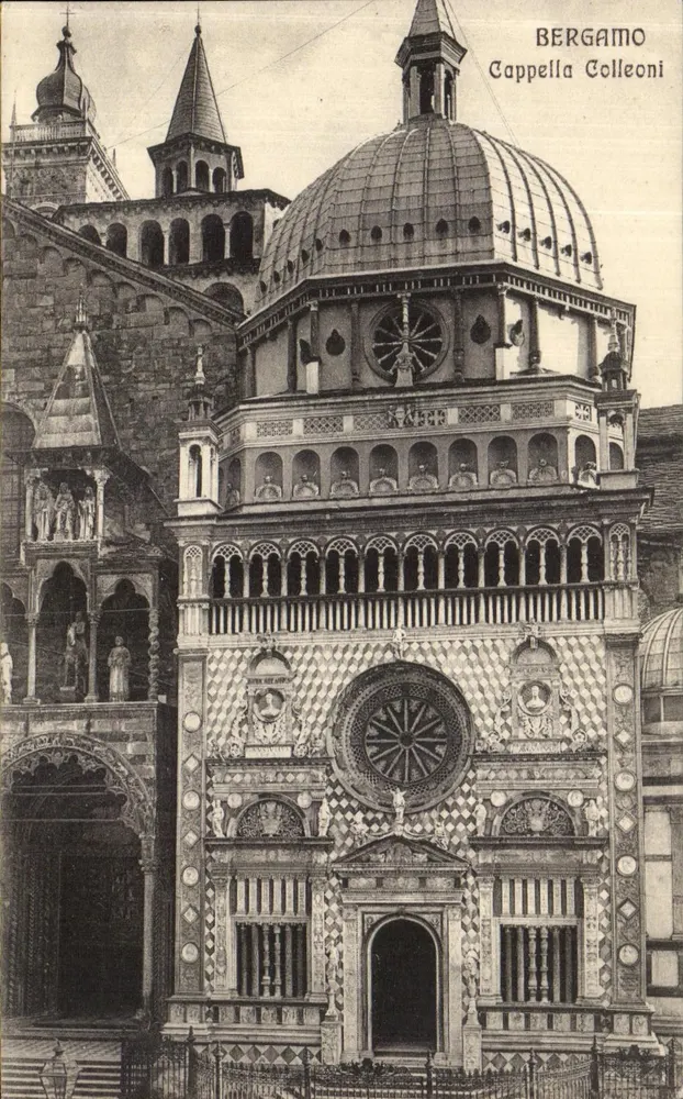 Bergamo — Capela Colleoni — editor Cittadini - Frente