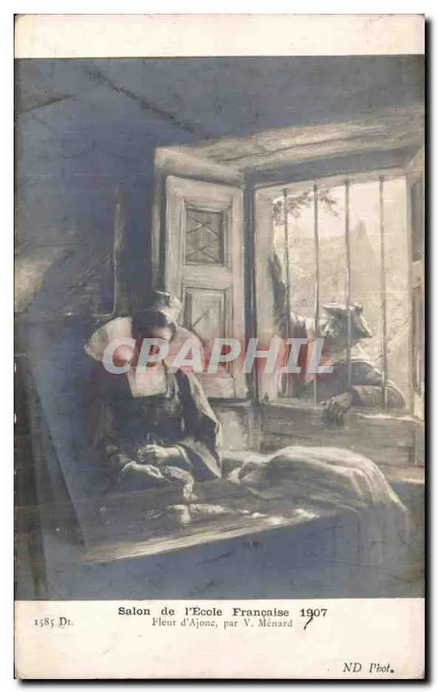 Blüte von Ajone — Salon de l'École Française 1907 — V. Menard - Vorderseite