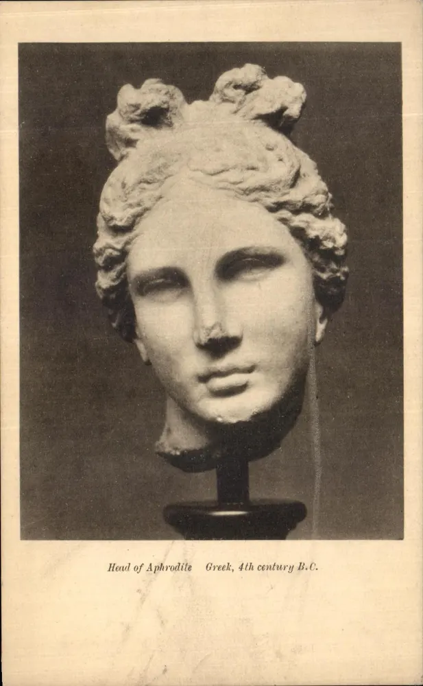 Cabeça de Afrodite — Grécia, século IV a.C. — Museu de Arte Fine, Boston - Frente