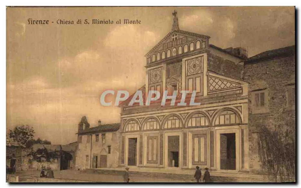 Florenz - Kirche S. Miniato al Monte — unbekannter Verleger, Seriennummer nicht sichtbar - Vorderseite