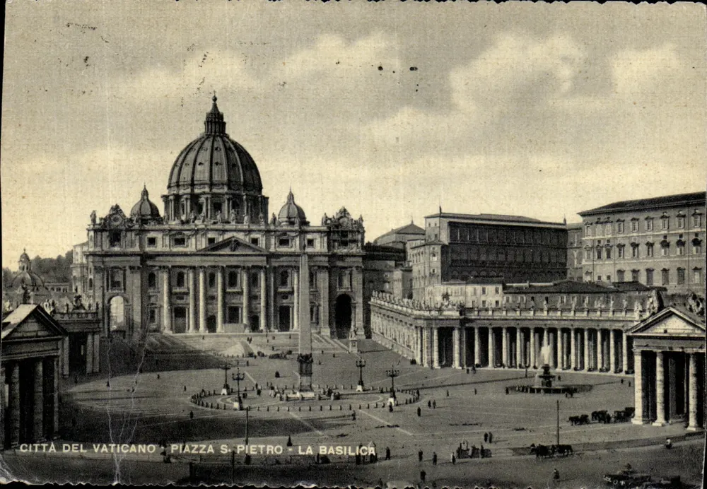 Vatican City — Piazza San Pietro et la Basilique — éditeur non identifié - Vorderseite