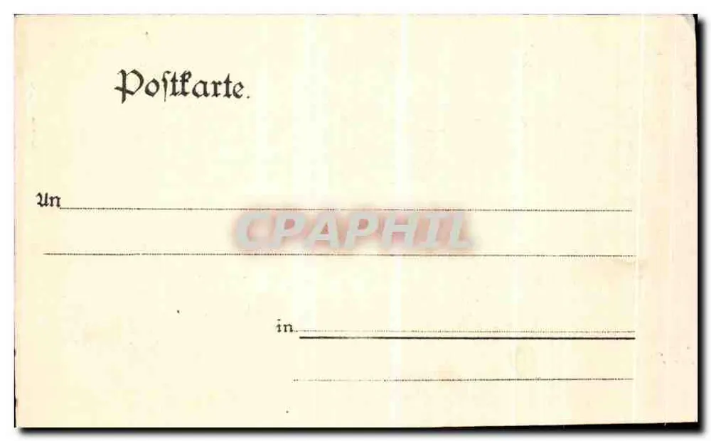 Schneewittchen Rübezahl Marienbad — Märchenfiguren in einem Waldszenario — Verlag G. Zischka, Bregenz - Rückseite