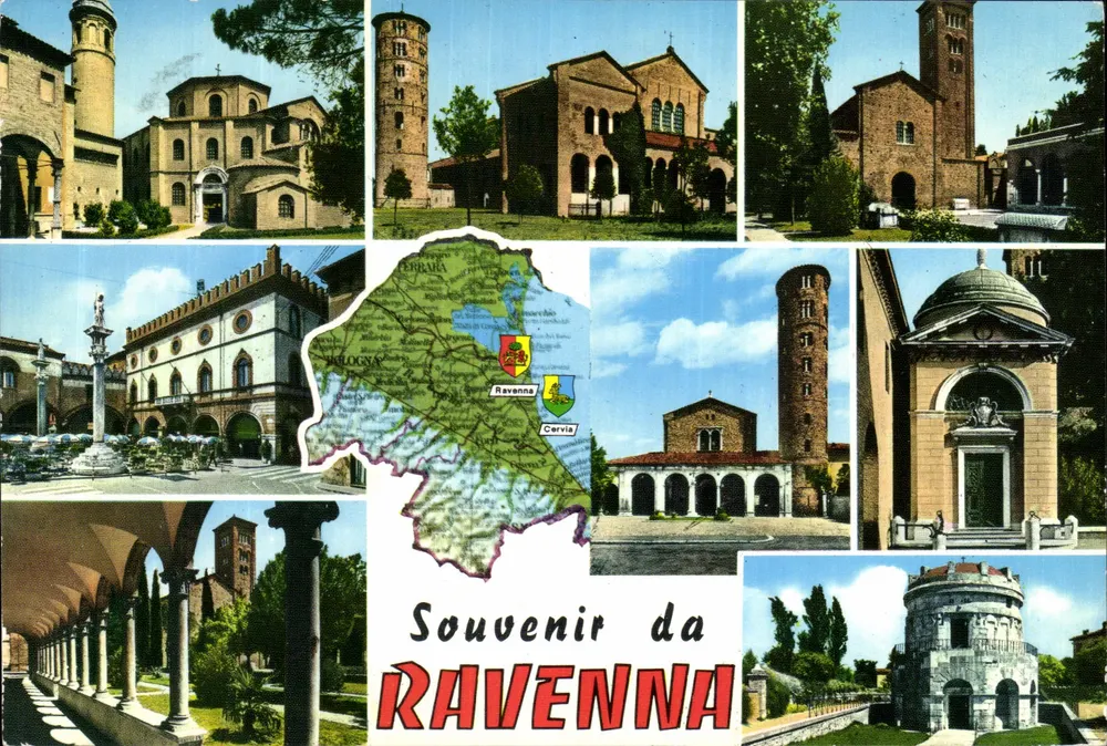Ravenna — Lembrança de Ravenna — Ediz. F.lli Leonardi - Frente