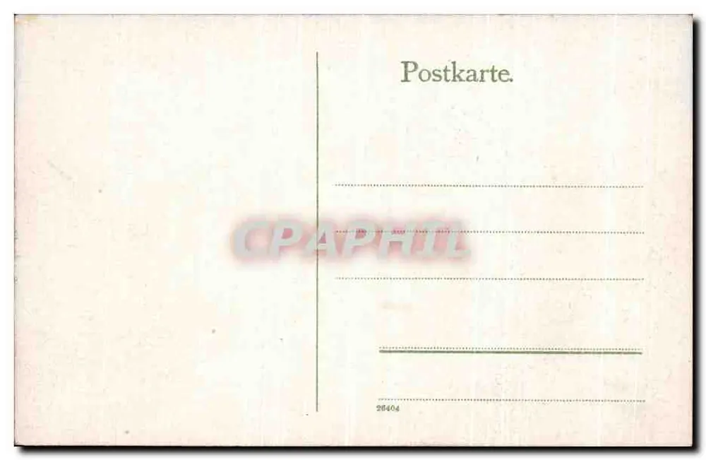 Saarbrücken. Spichererberg. — Vista panorâmica de um paisagem acidentada com um caminho e árvores — editor não identificado, n° de série 28404 - Verso