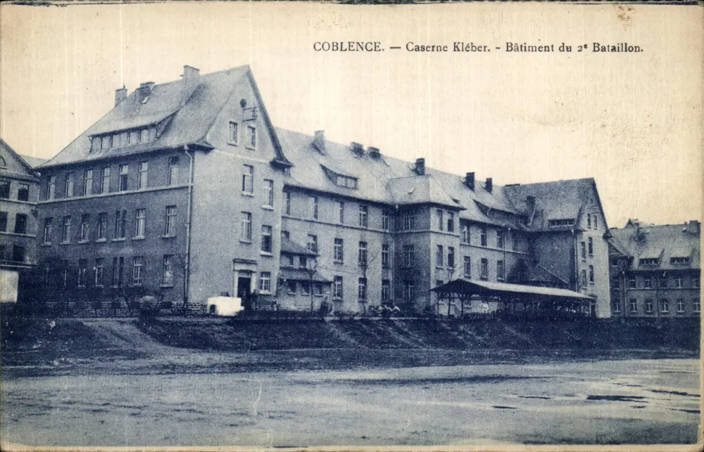 Coblence — Caserne Kléber — Edifício do 2º Batalhão - Frente